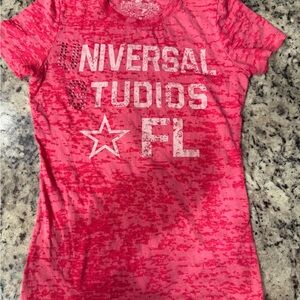Universal Studios Pink Short Sleeve Tee